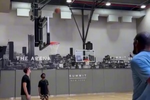 杜蘭特干拔跳投訓(xùn)練，這一招看似簡單但就是無解