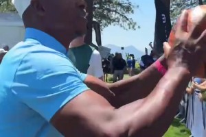 還是寶刀未老??！卡特&雷阿倫和希爾在高爾夫活動(dòng)現(xiàn)場(chǎng)投籃~