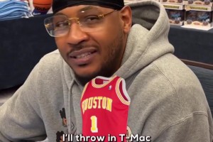 心目中球衣Top5？安東尼：火箭麥迪、猛龍卡特、掘金甜瓜……