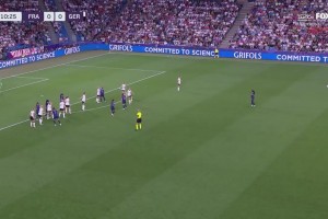 【集錦】女足歐洲杯-卡特琳染紅 十人德國女足點(diǎn)球6-5淘汰法國