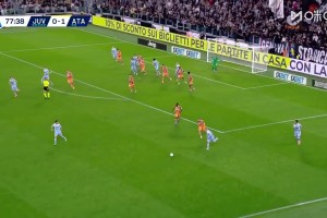 尤文1-1扳平亞特蘭大！科索努解圍失誤，卡巴爾門前推射破門！