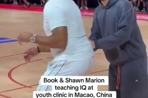 言傳身教！馬里昂和布克在中國的指導(dǎo)時間！