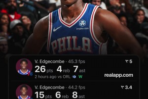 埃奇庫姆場均25分！同樣都是探花 謝潑德呢？火密心在滴血~