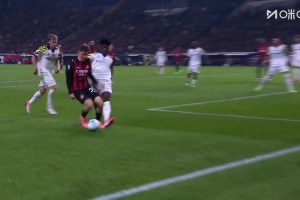 米蘭2球領先！薩56突破穿襠過人造點！萊奧主罰穩(wěn)穩(wěn)命中！
